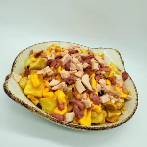 Patatas cheesebeacon