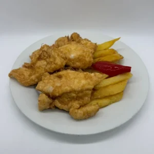 Escalopines de pollo con salsa cabrales